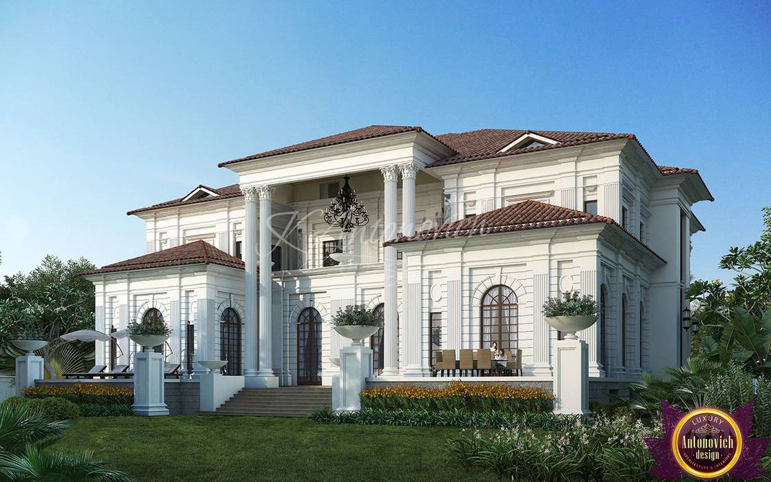 ​ Facade Design in the classical style from Katrina Antonovich, Luxury Antonovich Design Luxury Antonovich Design Classic style houses
