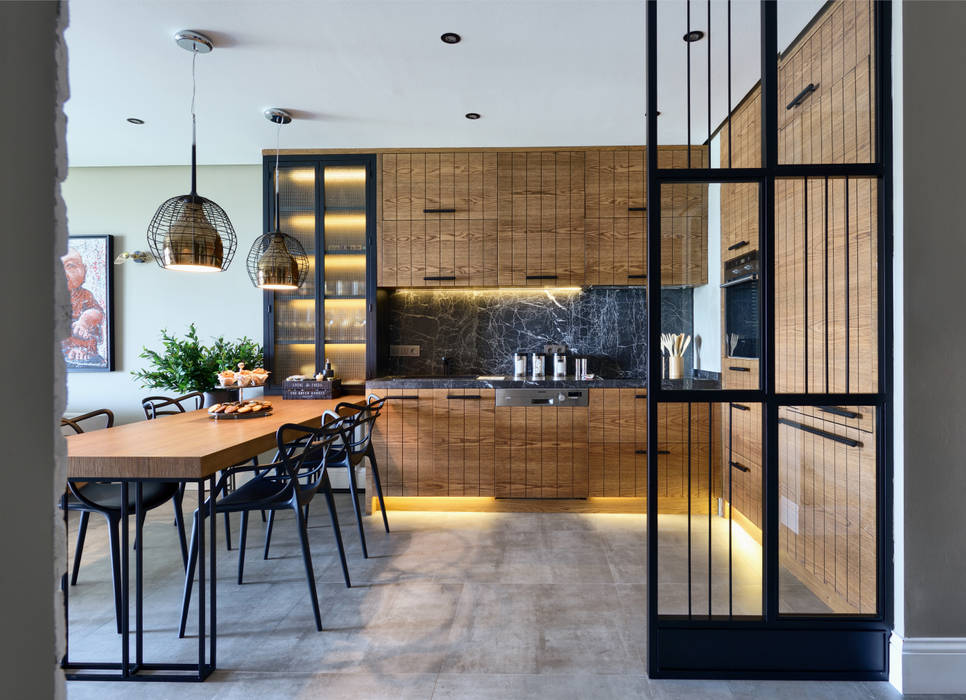 GUNDOGAN SUMMER HOUSE Esra Kazmirci Mimarlik Modern style kitchen