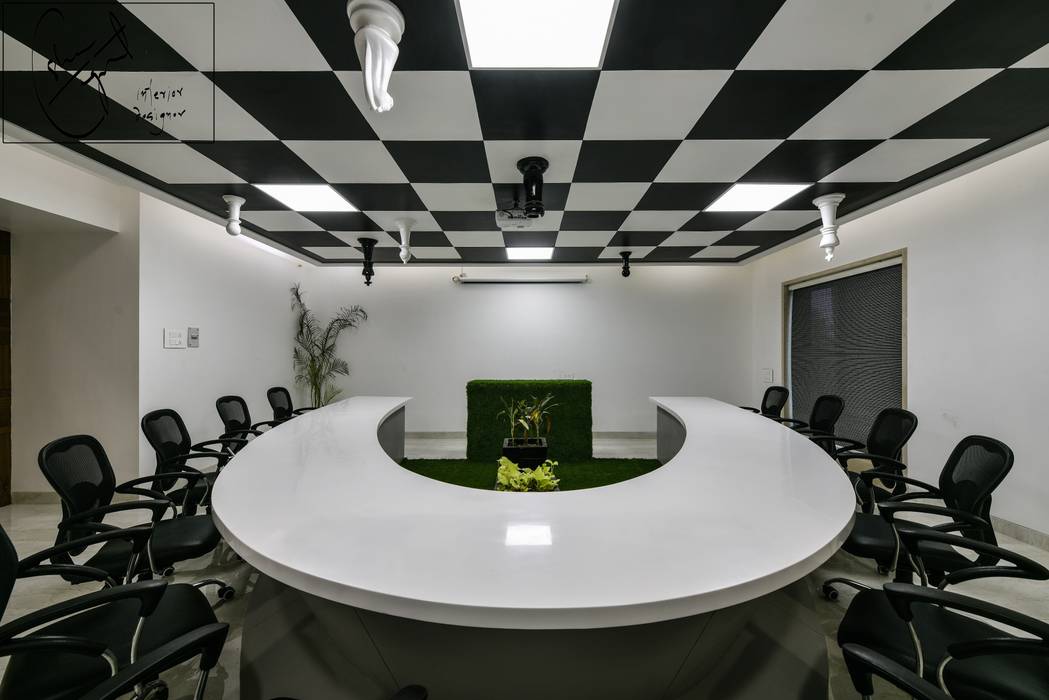 Office Project, Bilaspur, ES Designs ES Designs Modern style study/office