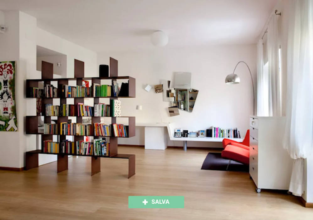 5 Idee per Salvare Spazio in una Casa Piccola , Fm Fm 更多房间 木頭 Wood effect 房間隔間與屏風