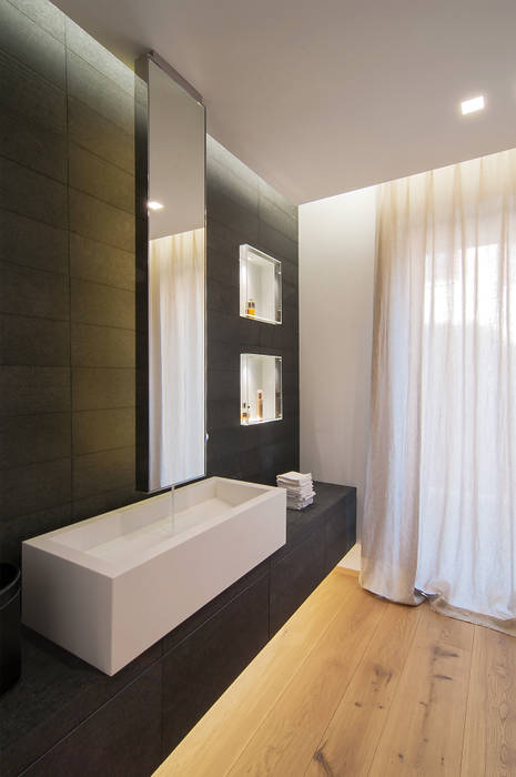 Casa di lusso, STIMAMIGLIO conceptluxurydesign STIMAMIGLIO conceptluxurydesign Modern Bathroom Slate