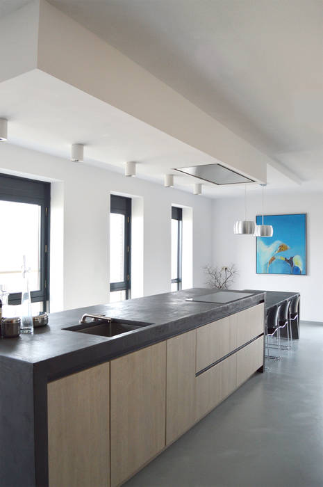 Penthouse Rotterdam, Atelier Perspective Atelier Perspective Modern kitchen