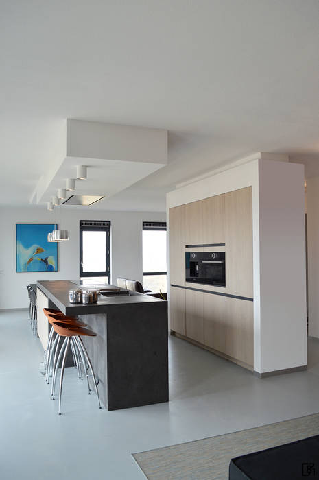 Penthouse Rotterdam, Atelier Perspective Atelier Perspective Cocinas modernas