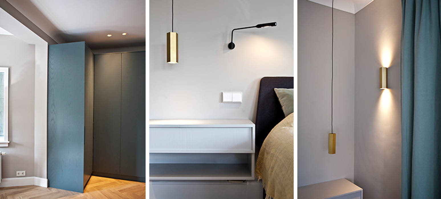 Moderne kamer en suite, Binnenvorm Binnenvorm Modern Bedroom Lighting