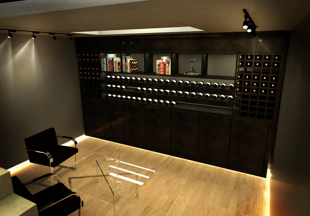 Casa Mana, Metamorfosis Arquitectura Metamorfosis Arquitectura Wine cellar Wood Wood effect