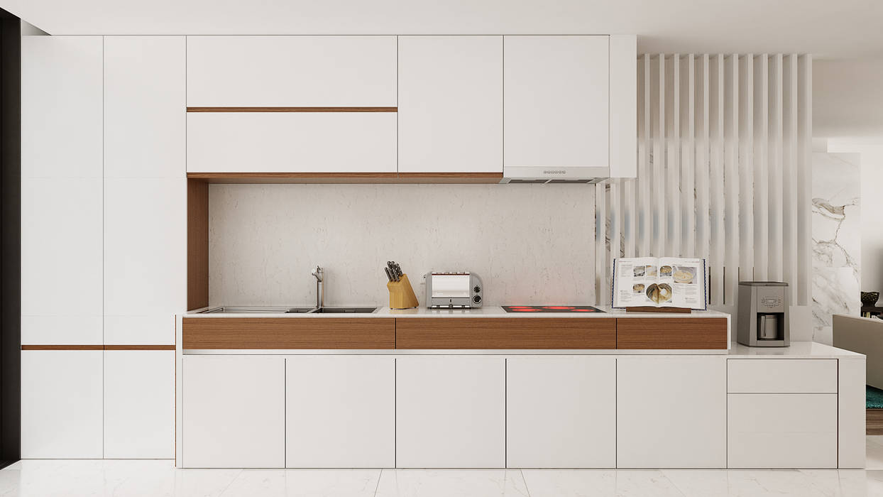 Moradia Unifamiliar T3 - Lordelo-Paredes, Esboçosigma, Lda Esboçosigma, Lda Cocinas de estilo moderno