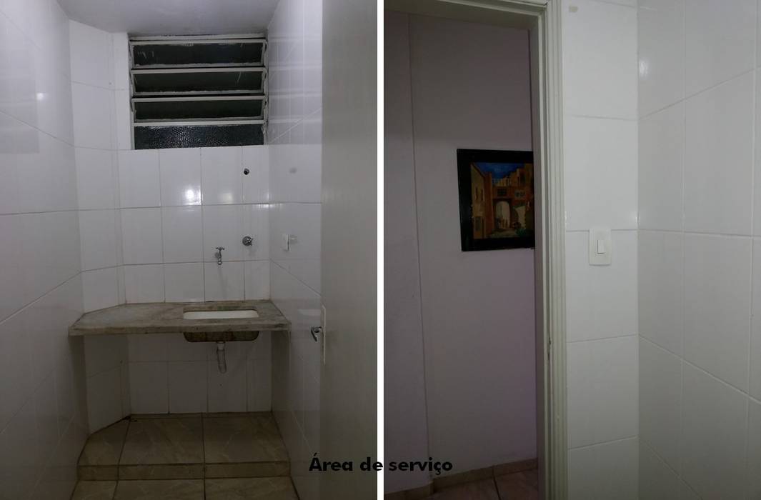 Antes e depois - reforma de loft na Vila Leopoldina, PRISCILLA BORGES ARQUITETURA E INTERIORES PRISCILLA BORGES ARQUITETURA E INTERIORES Patios & Decks