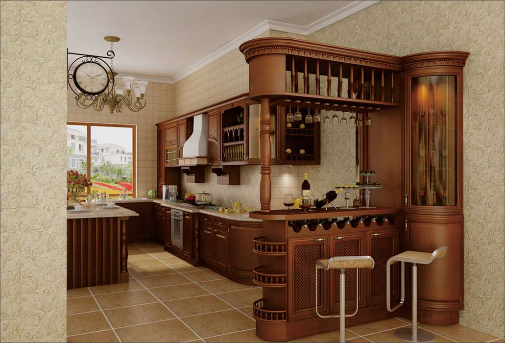 YALIG Solid Wood Kitchen Cabinets, YALIG Kitchen Cabinet YALIG Kitchen Cabinet Kitchen Solid Wood Multicolored Storage