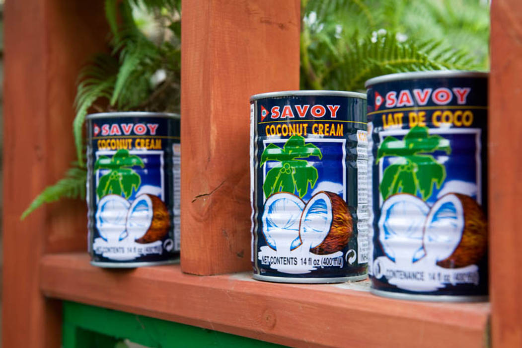 Upcycling planters tin cans Earth Designs 庭院 金屬 植物盆栽與花瓶