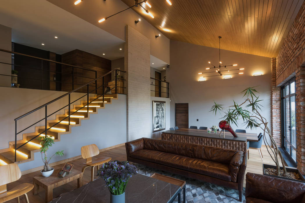 Casa ar: salas de estilo por arco arquitectura contemporánea | homify