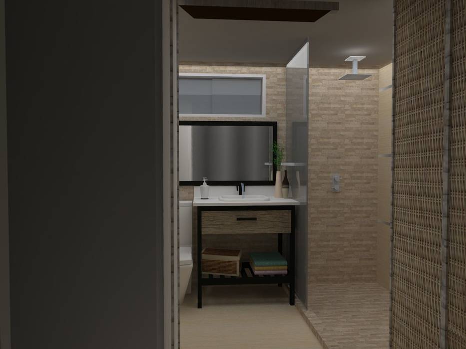 APARTAMENTO EN LA PLAYA, MAS ARQUITECTURA1 - Arq. Marynes Salas MAS ARQUITECTURA1 - Arq. Marynes Salas Modern Bathroom