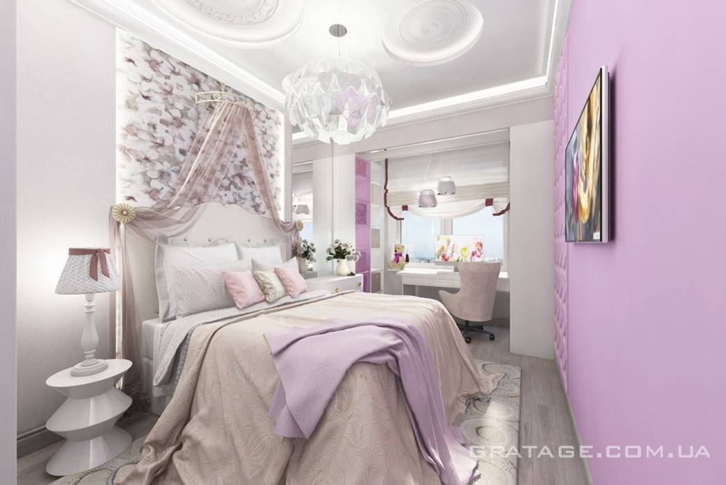 Бульвар Кучеревского, Gratage-Visual architecture interior Gratage-Visual architecture interior Classic style nursery/kids room