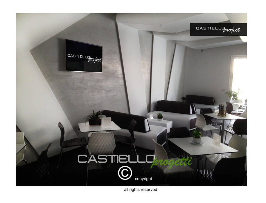 salotto gelosia, CASTIELLOproject CASTIELLOproject Commercial spaces Bars & clubs