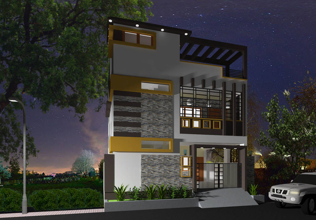Residence For Mr Suresh, HB Space Design Build HB Space Design Build