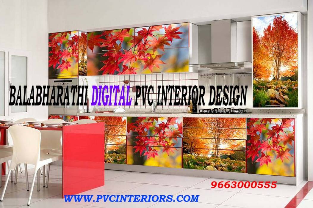 Digital Interior Design Digital Modular Kitchen Digital Cupboard - BalaBharathi, balabharathi pvc & upvc interior Salem 9663000555 balabharathi pvc & upvc interior Salem 9663000555 Cocinas modernas Compuestos de madera y plástico Utensilios de cocina