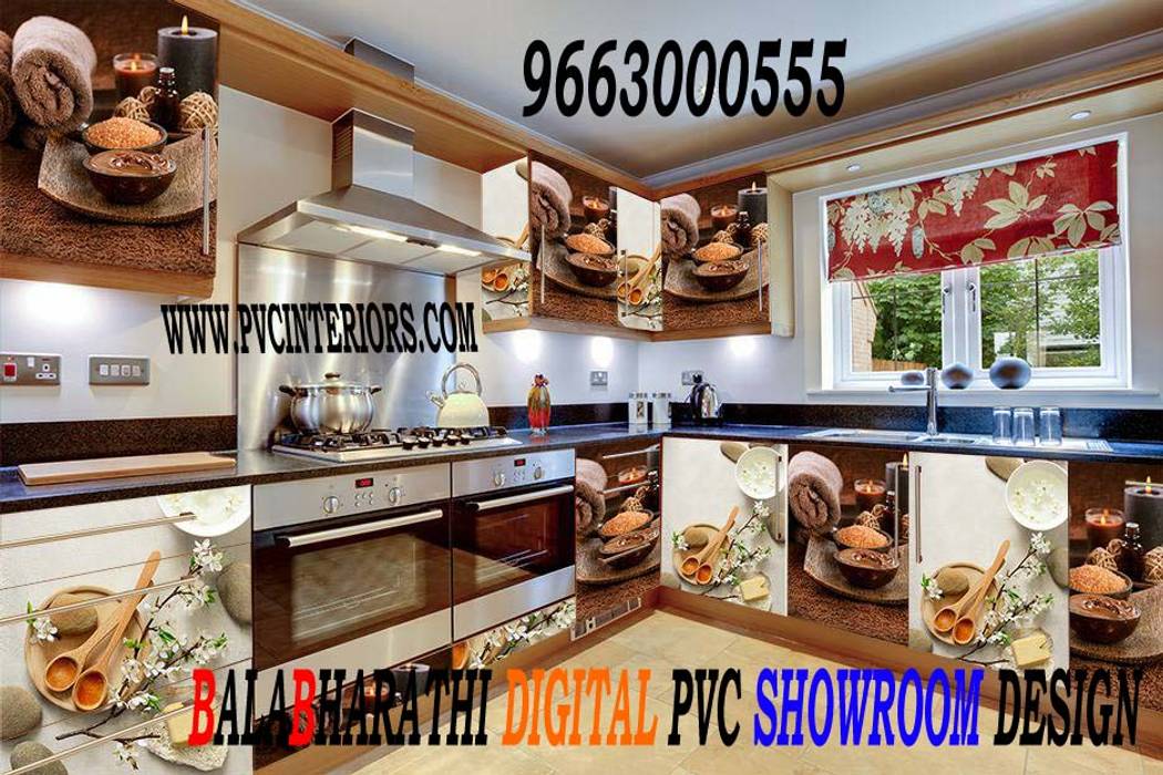 Digital Interior Design Digital Modular Kitchen Digital Cupboard - BalaBharathi, balabharathi pvc & upvc interior Salem 9663000555 balabharathi pvc & upvc interior Salem 9663000555 모던스타일 침실 우드 + 플라스틱 침대 & 헤드 보드