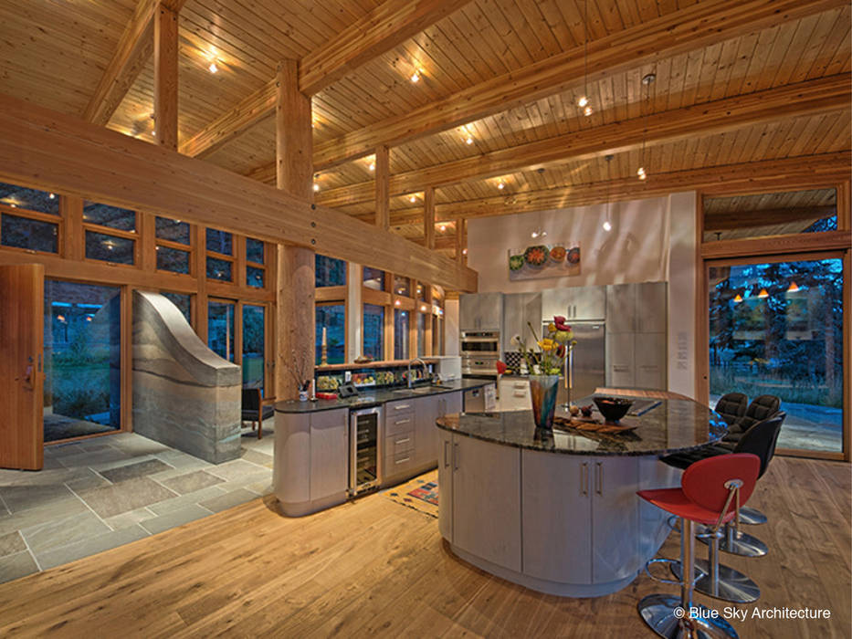 Kitchen View Helliwell + Smith • Blue Sky Architecture Modern Kitchen