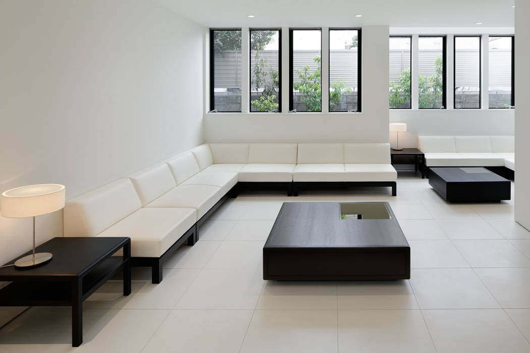 水谷壮市 Modern Clinics Stone White Homify 水谷壮市 Modern Clinics Stone White Homify