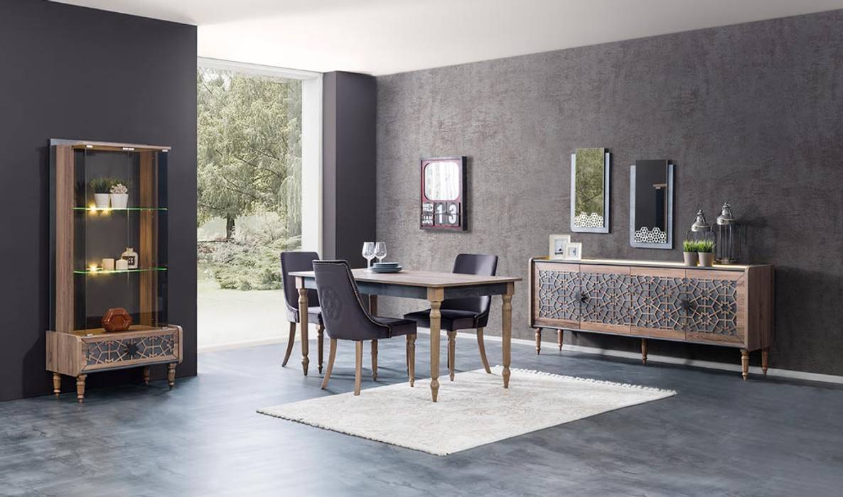 Modern Yemek Odası Takımı, CaddeYıldız furniture CaddeYıldız furniture Chambre moderne Accessoires & décorations