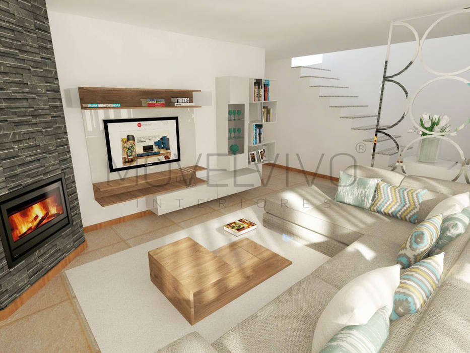 3D Living Room Movelvivo Interiores Modern Living Room 3D Living Room,interiordesign