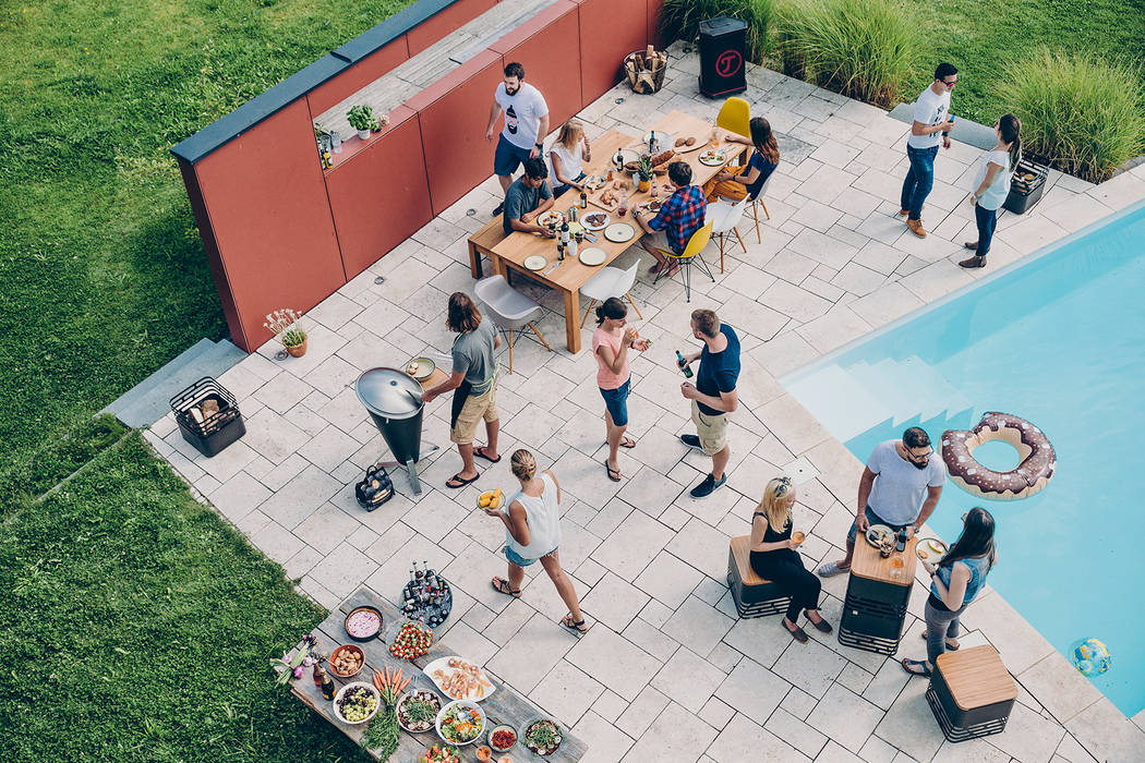 Cone – gardenparty höfats gmbh minimalistischer garten | homify