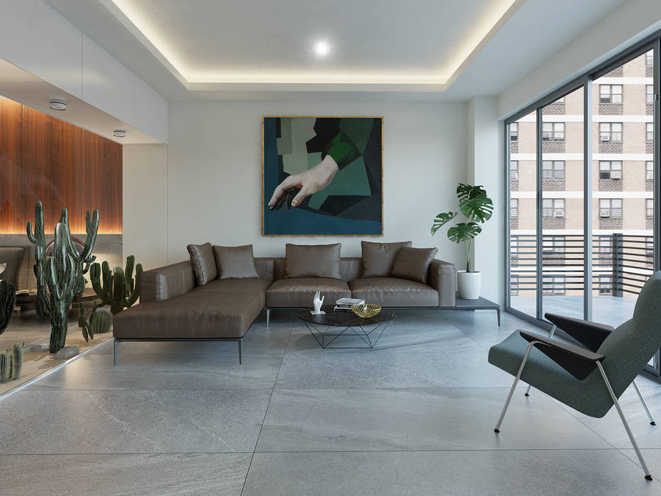 Diseño de interiores, MG estudio de arquitectura MG estudio de arquitectura Modern living room
