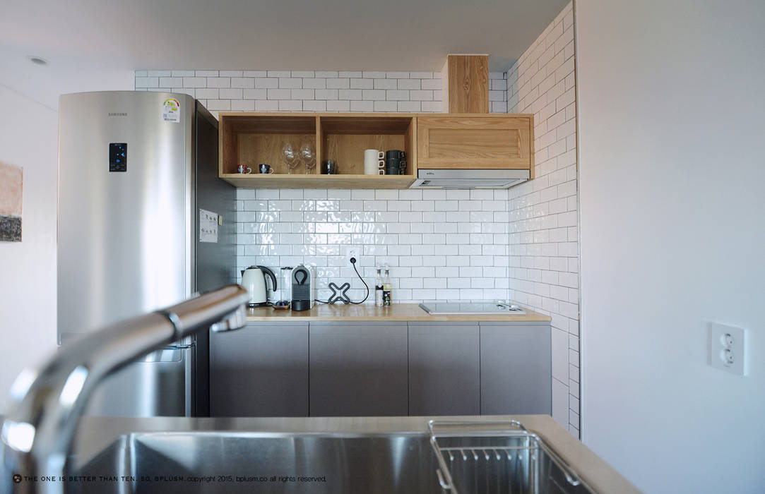 빌라꾸보_ 제주 , bplusm bplusm 現代廚房設計點子、靈感&圖片
