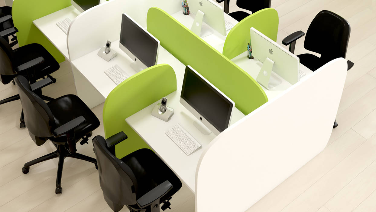 Call center work station FERCIA - Furniture Solutions Escritórios Derivados de madeira
