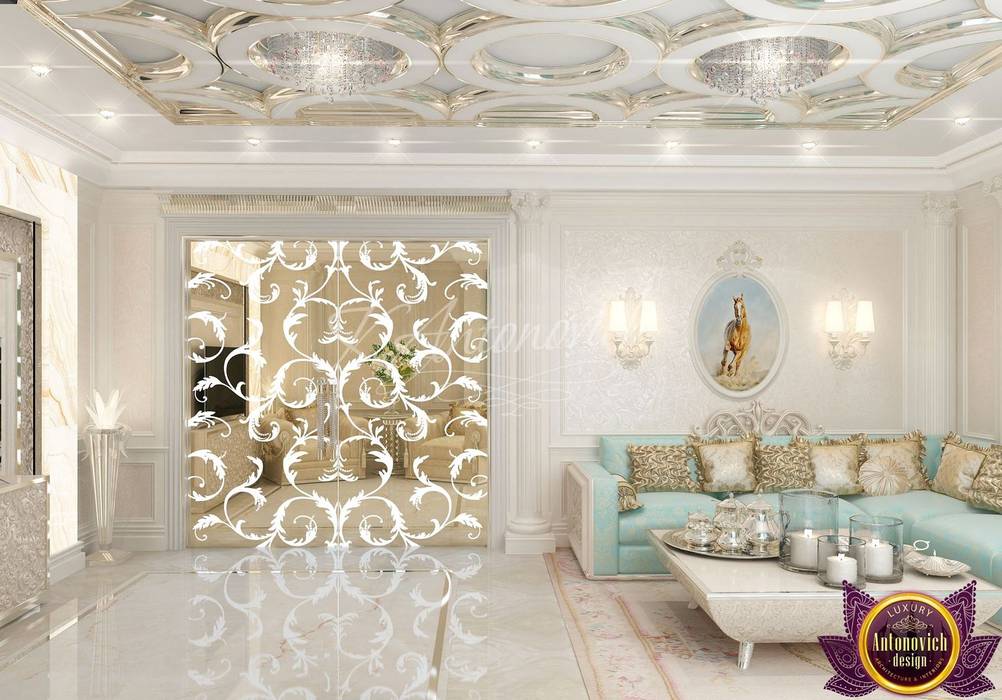 Design ideas majlis from Katrina Antonovich, Luxury Antonovich Design Luxury Antonovich Design Living room