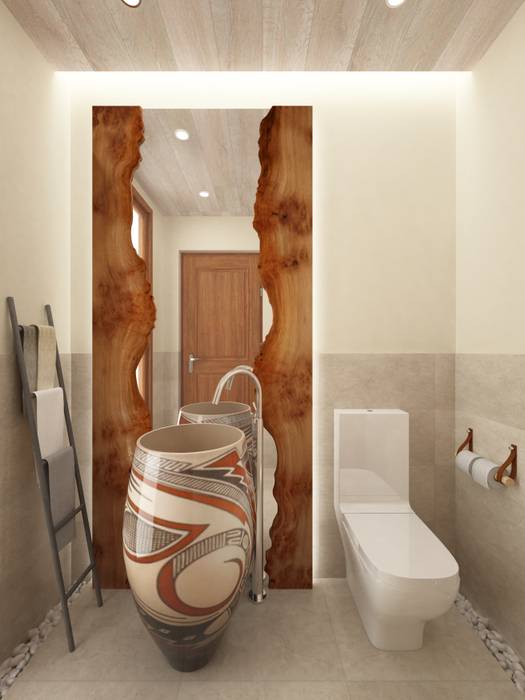 Casa Biscotti, Hdl Studio Hdl Studio Tropical style bathrooms Marble