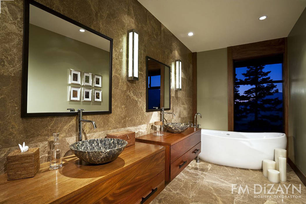 Kamar Mandi Modern Oleh F M Dizayn Mobilya Dekorasyon Modern Homify