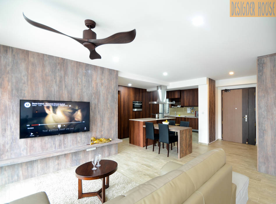 BTO Edgedale Plains, Designer House Designer House Living room TV stands & cabinets
