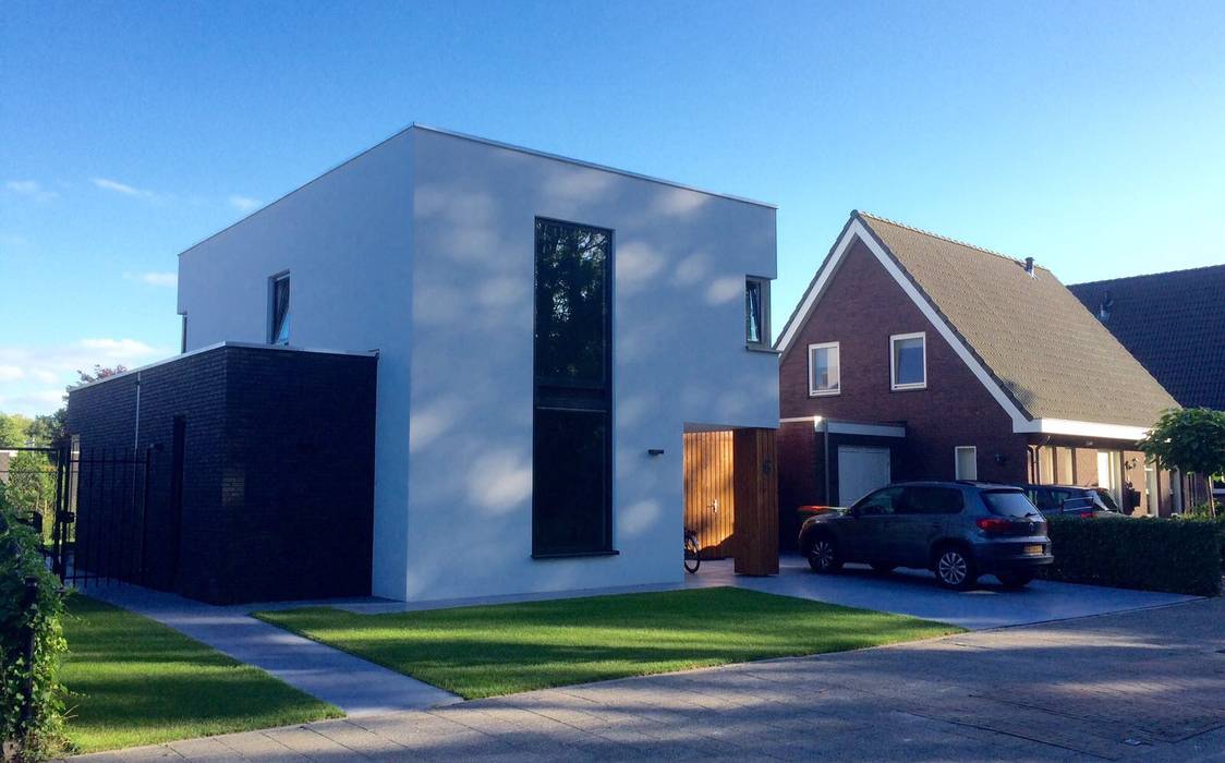 Voorgevel Nico Dekker Ontwerp & Bouwkunde Moderne huizen Glas