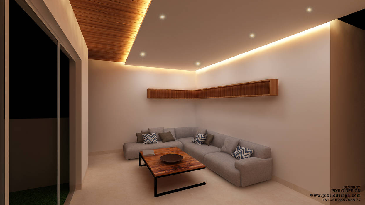 Bishnoi's Residence , Pixilo Design Pixilo Design Modern living room