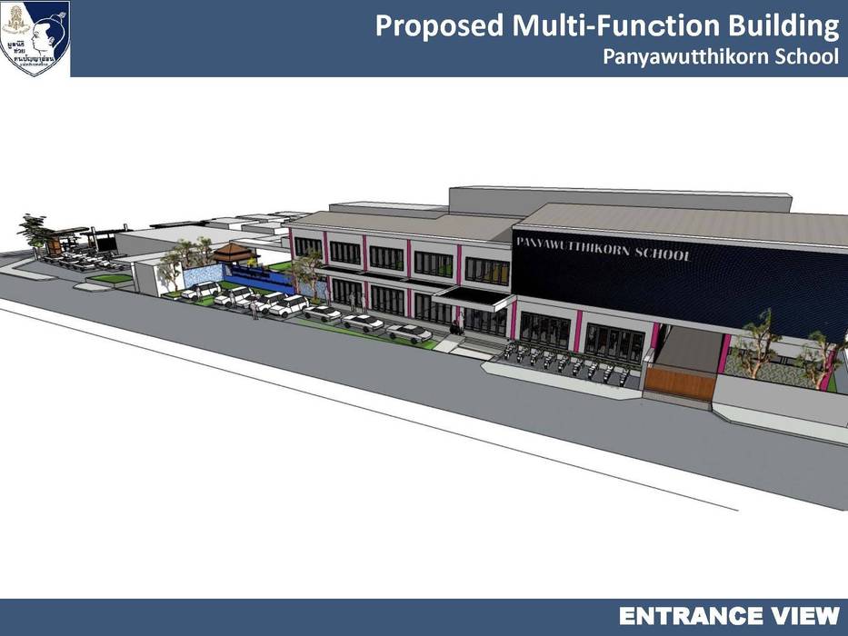 อาคารอเนกประสงค์ โรงเรียนปัญญาวุฒิกร มูลนิธิช่วยคนปัญญาอ่อนแห่งประเทศไทย ในพระบรมราชินุปถัมภ์ , iamarchitex: ทันสมัย โดย iamarchitex, โมเดิร์น