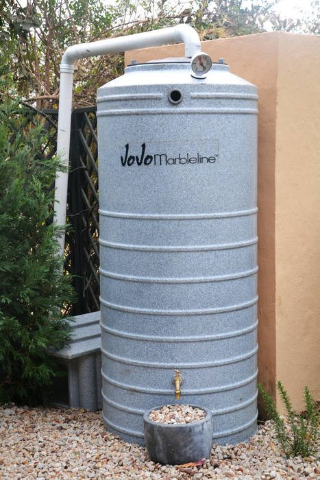 Rain Harvesting tank Acton Gardens Industrial style garden Plastic rain harvesting,tank,water conservation,jojo tank,water