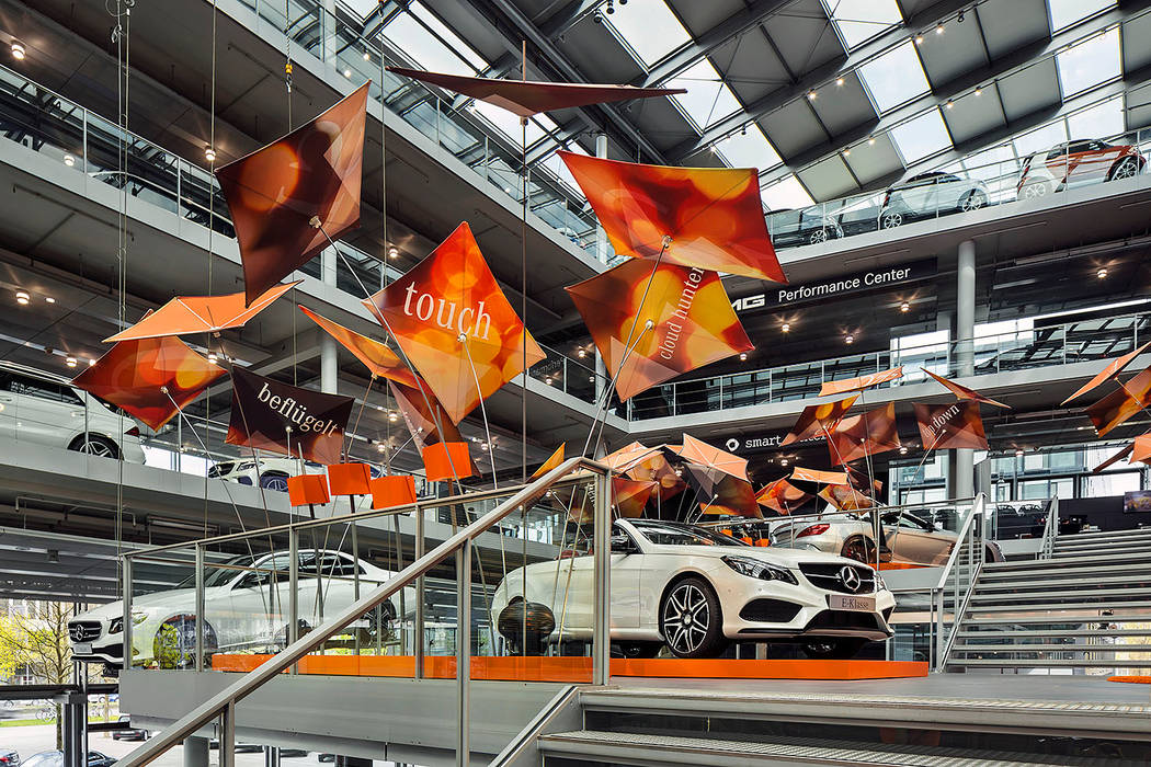OPEN AIR Cabrio & Roadster Ausstellung, Mercedes-Benz, spek Design spek Design Espacios comerciales Concesionarios
