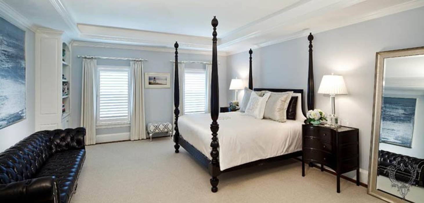 Pop of Color, Kellie Burke Interiors Kellie Burke Interiors Chambre originale