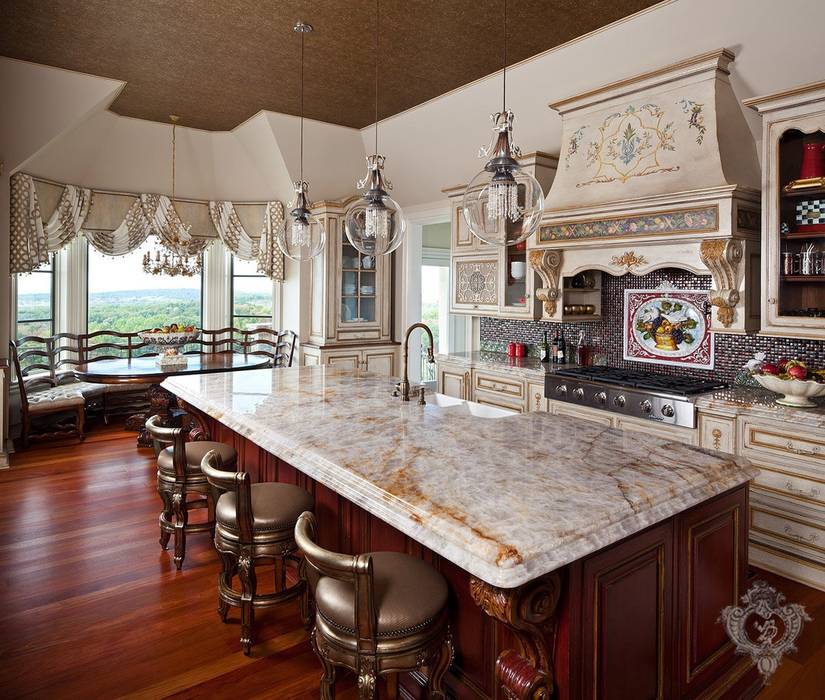 Old World Charm, Kellie Burke Interiors Kellie Burke Interiors Cocinas de estilo clásico