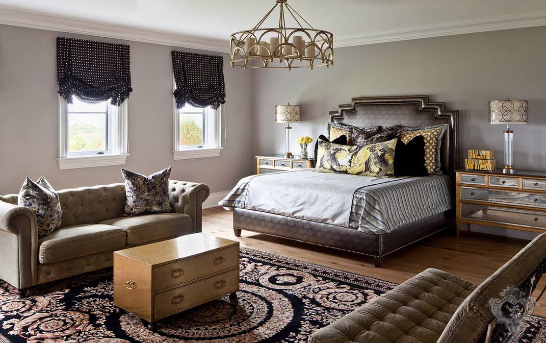 Guest Room Kellie Burke Interiors Eclectic style bedroom