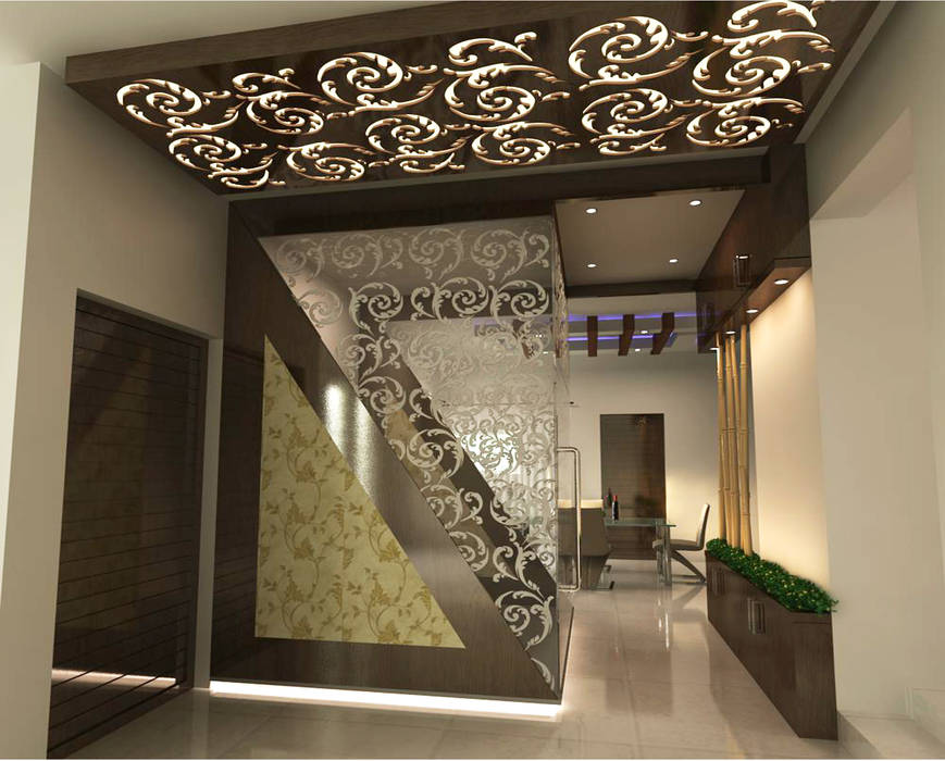 Pooja Room A-Z Architects & Vaastu Asian style balcony, veranda & terrace Accessories & decoration