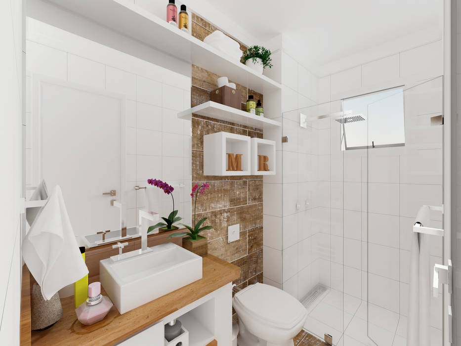 homify Modern bathroom