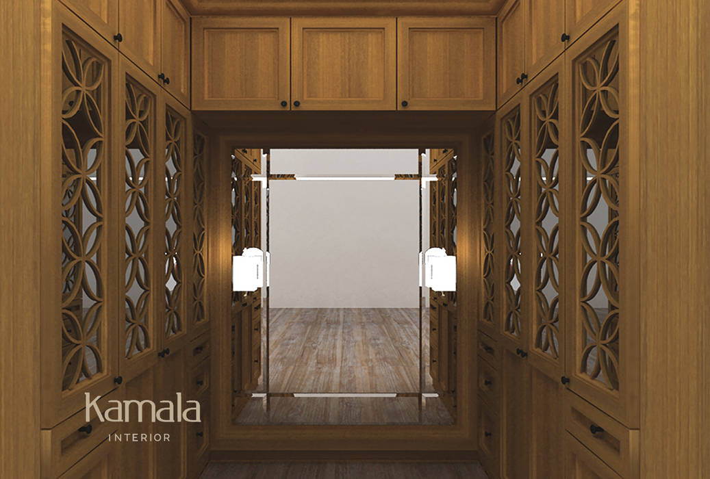 Private Residence @ Karawaci, Kamala Interior Kamala Interior غرفة الملابس