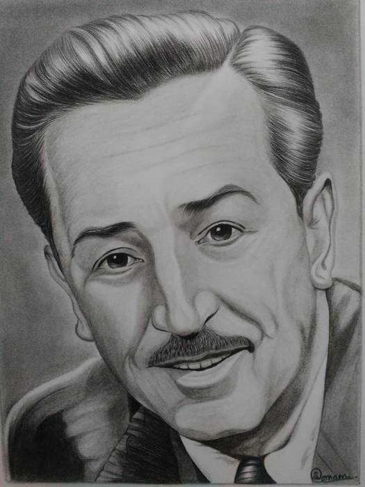 Walt Disney Indian Art Ideas Other spaces Charcoal Painting,Pictures & paintings