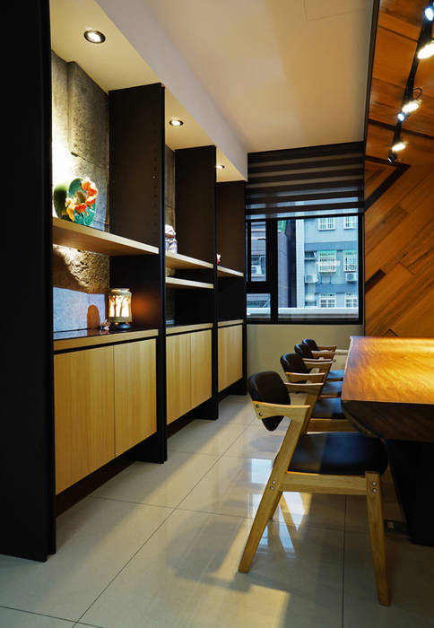 全室案例-新北市張宅, ISQ 質の木系統家具 ISQ 質の木系統家具 餐廳