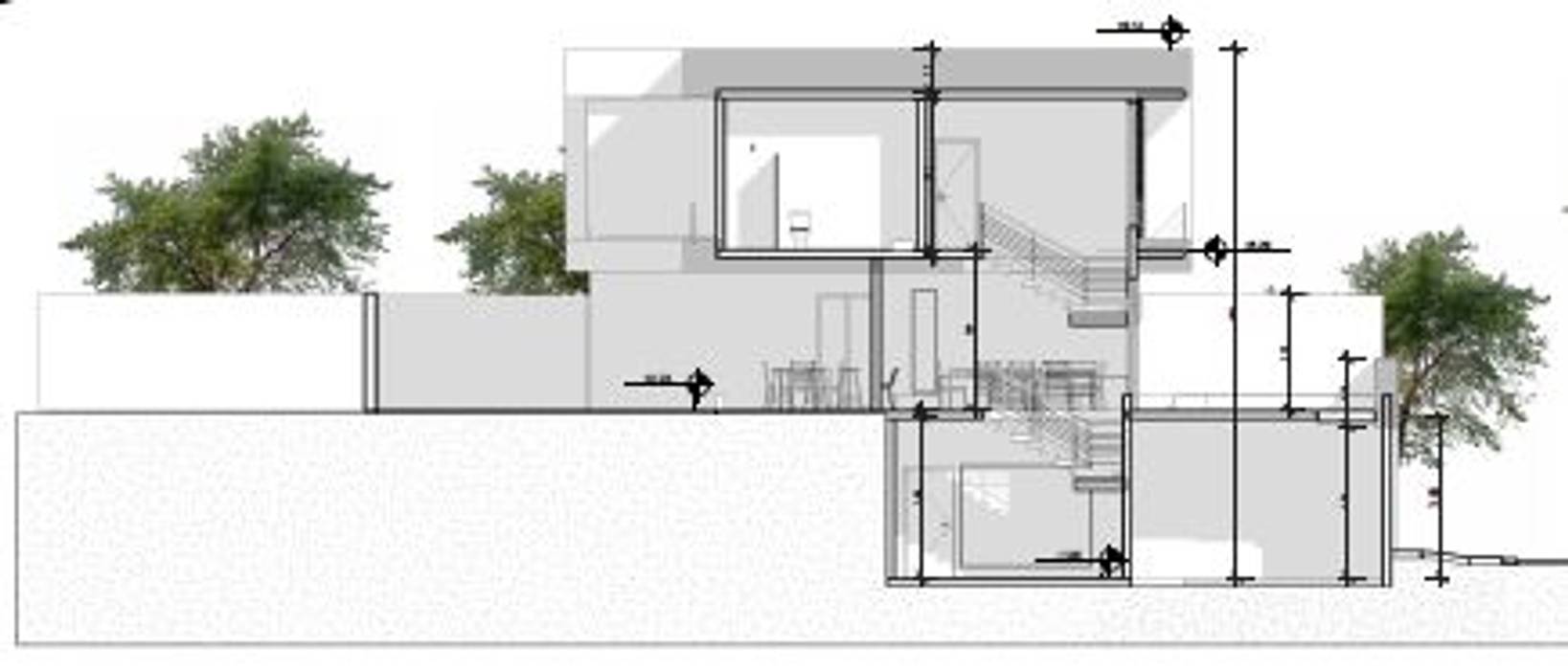 Casa THMI, adnssouza arquitetura e interiores adnssouza arquitetura e interiores Casas de estilo moderno