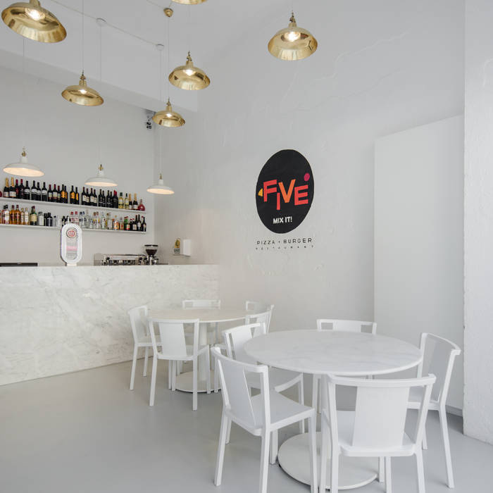 FIVE Restaurant — Lisboa, FMO ARCHITECTURE FMO ARCHITECTURE 商业空间 餐廳