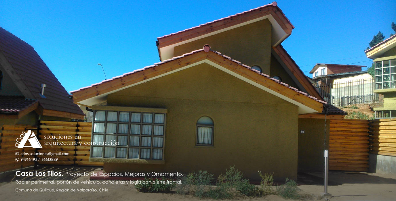 Casa Los Tilos. Proyecto de espacios, mejoras y ornamento., Ados Ados Casas de estilo rústico