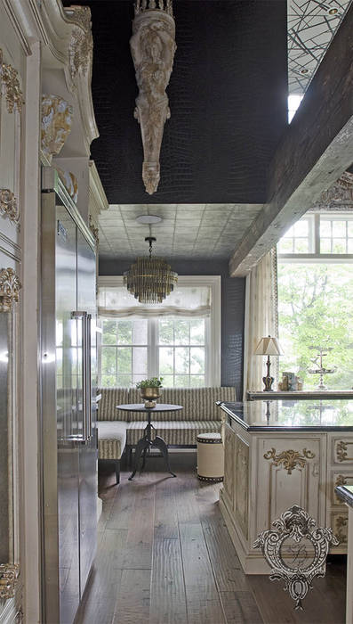 Breakfast Nook Kellie Burke Interiors Kitchen