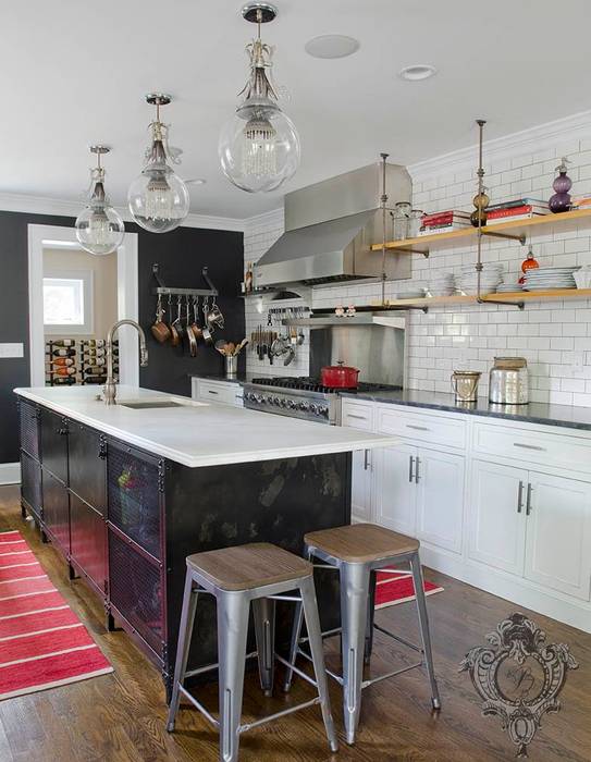 Chef's Kitchen, Kellie Burke Interiors Kellie Burke Interiors مطبخ